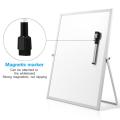 Magnetic Dry Erase Board Double Sided Writing Teaching Practice White Board Planner Reminder with Stand for School Home Office