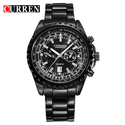 newest business watch curren chronograph quartz wrist