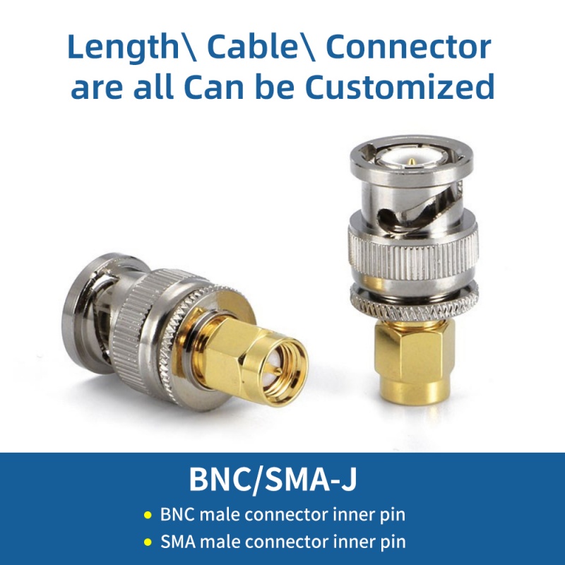 SMA Male to BNC Male Straight Adapter 5