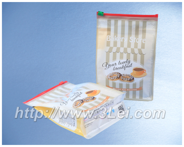 Flat Bottom Pouch with Slider, Square bottom bag, biscuit pouch