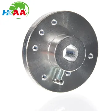 CNC machining custom aluminum pulley for gear motor for 7mm spindle