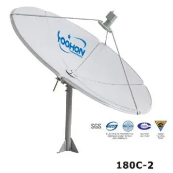 180cm  C band Satellite dish antenna with 200 hour UV test