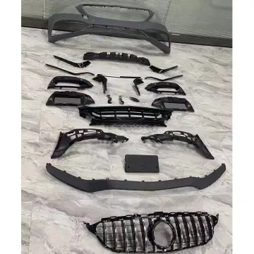 Mercedes Benz C Class W205 2015-2021 C63 Front Bumper Assembly Car Body Kit