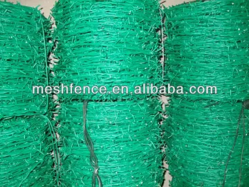 ISO9001 approved PVC coated barbed iron wire