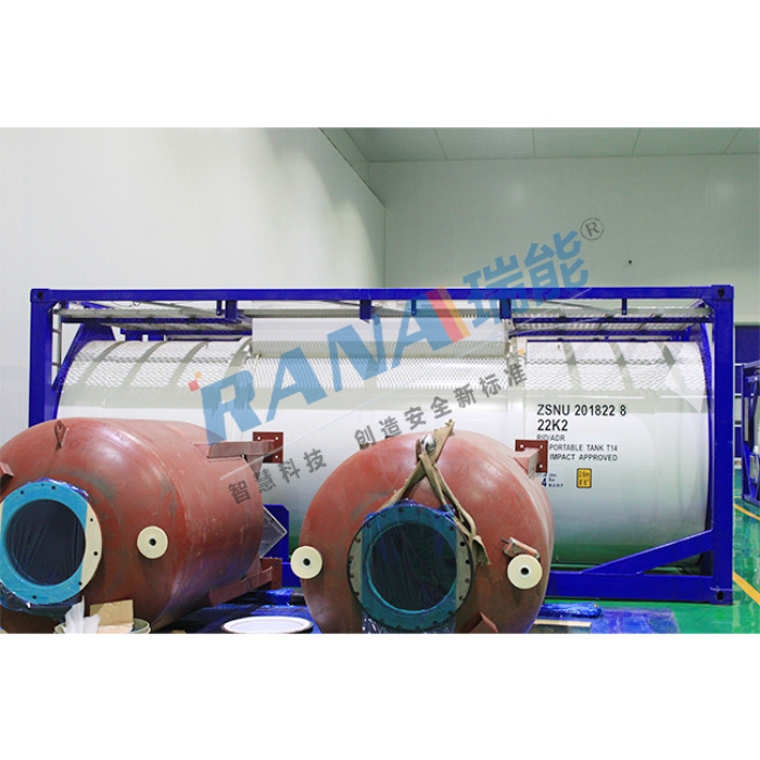 ציוד מיכל PTFE ISO לאחסון כימיקלים אלקטרוניים