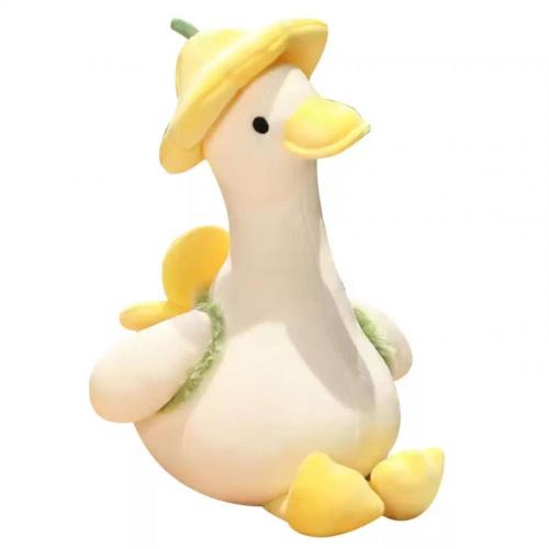 Yellow hat duck stuffed animal for children