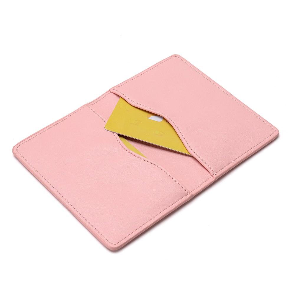 Couleur de mode simple portefeuille portefeuille de cartes bifold