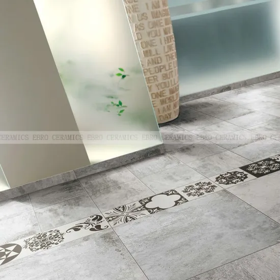 Anti-slip ceramics Concrete tile unique italian design interior floor tiles 600x600 4 colors