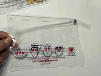 Clear Plastic PVC Bag With Ziper