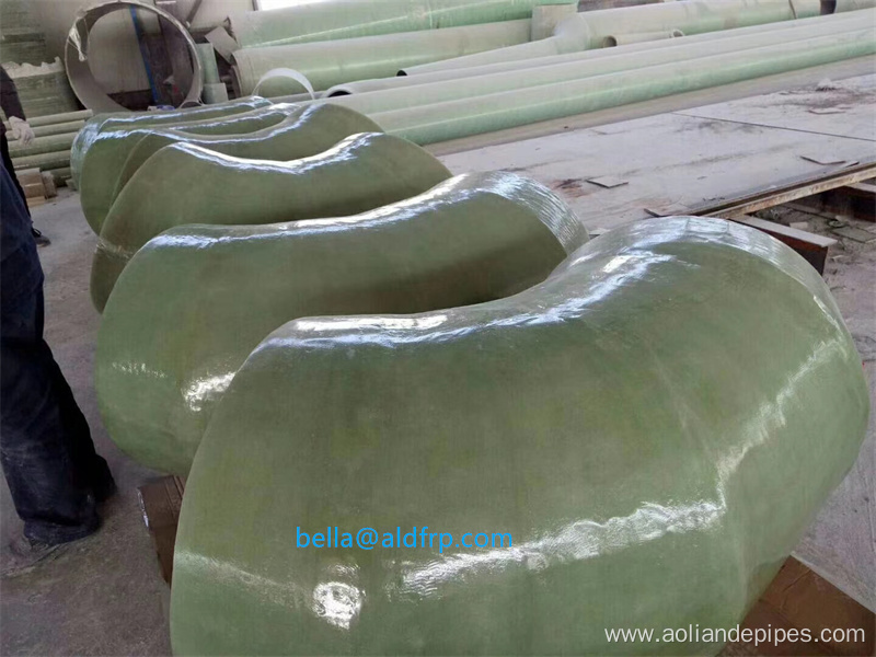 GRP pipe fittings including GRP Flange FRP Tee