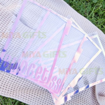 Transparent Holographic Laser Thin Planner Tab Dividers