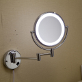 Le rasage de salle de bains arrondi fixé au mur de FUAO a éclairé le miroir professionnel de maquillage