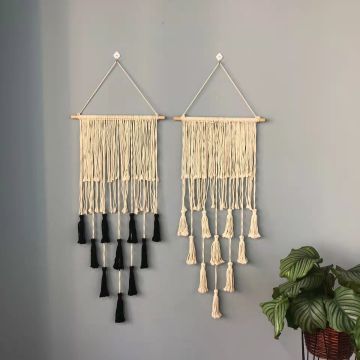 Boho Macrame Wall Hangings &amp; Nordic Art Décor: Ulepsz swoją przestrzeń wewnętrzną dzięki unikalnym tassel na ścianach