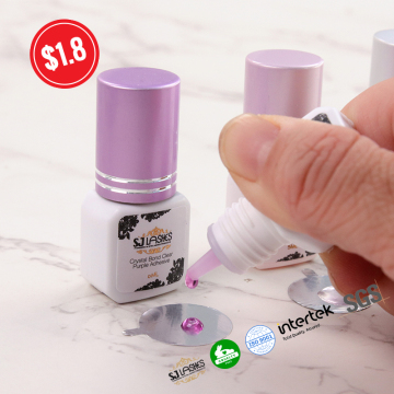 Purple Soft Touch Mink Eyelash Glue for One-by-One Eyelash Extensions
