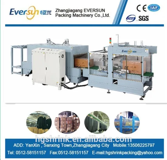 Film Shrink Wrapping Machine For Carton Film Packing
