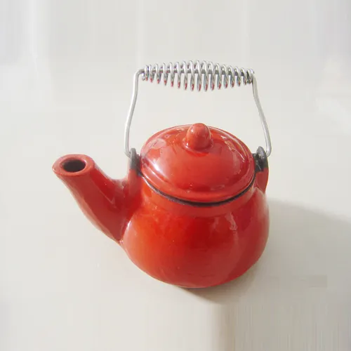 0.5QT Enameled Cast Iron Teapots Kettle