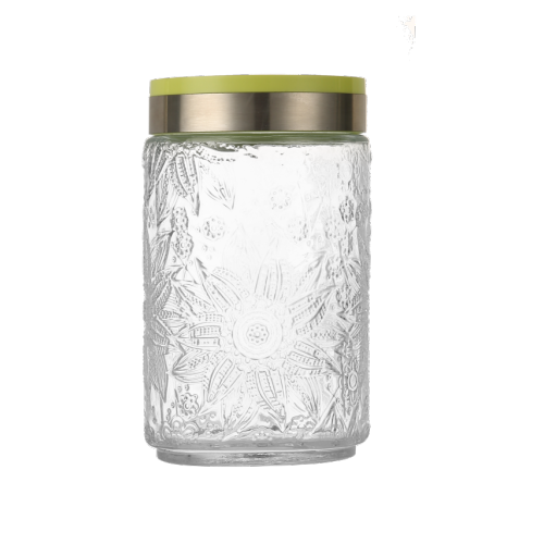Jarra de armazenamento de vidro