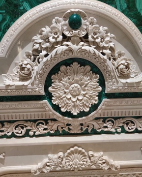 Luxury Marble Wall Sculpture: Handcrafted Decorative Carved Onyx Marble Relief