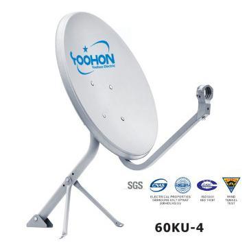 60cm KU band  satellite antenna for TV 60KU-4
