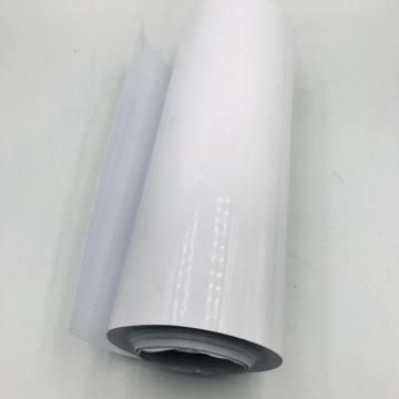 Opaque white PET thermoplastic polyester packaging film