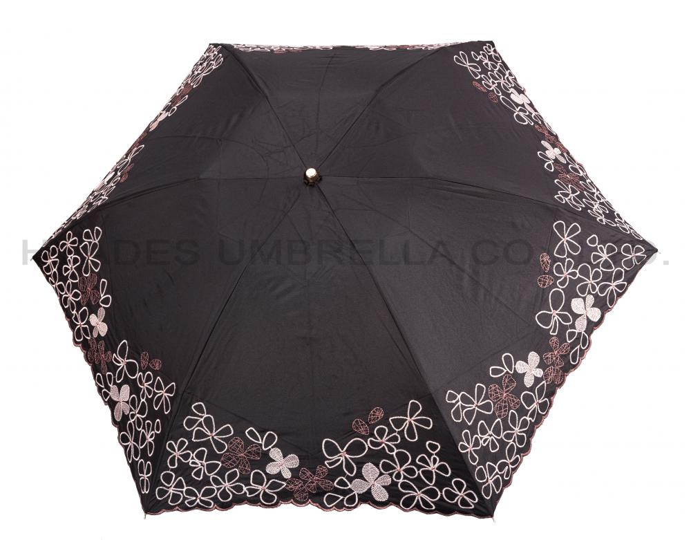 Borduurontwerp 3 opvouwbare paraplu Japanse stijl