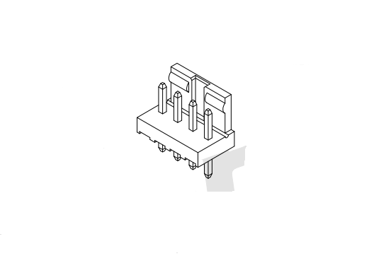 Sê-ri 2,50mm Pitch 180 ° Wafer Connector AW2507V-XP