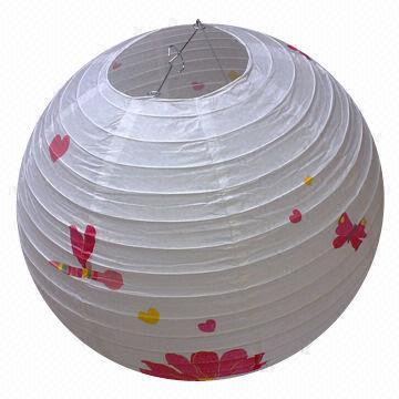 Paper lanterns, various colors are available, customized printing are welcome