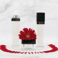 Square acrylic cosmetic jars and bottles