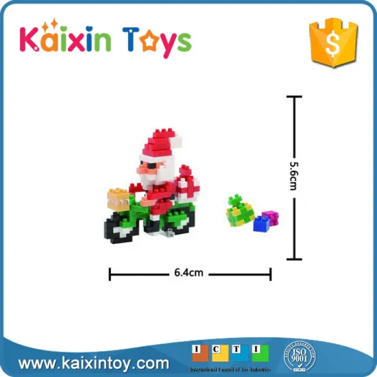 Newest christmas item santa claus figurines nano blocks