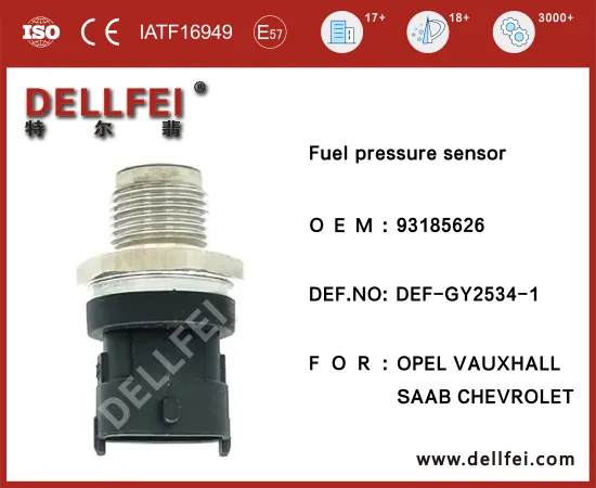 New Common Rail High Pressure Sensor 93185626 for OPEL,VAUXHALL,SAAB,CHEVROLET