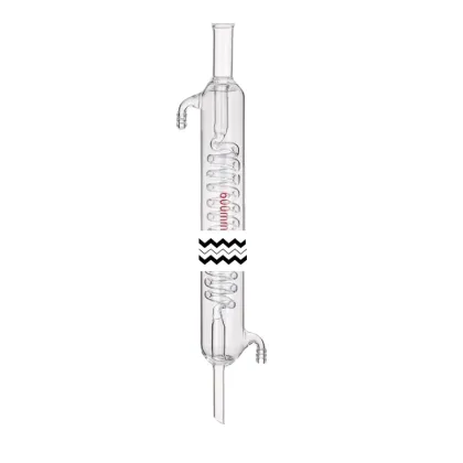 Wholesale Allihn Condenser with Standard Ground Fitting and 500mm Serpentine Tube