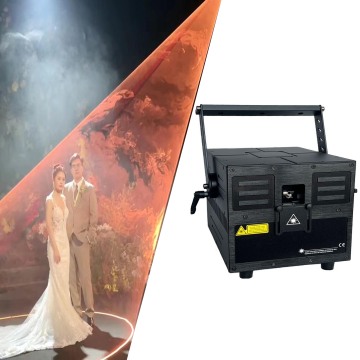 Maszyna śniegu 1500 W i pełny kolorowy pokaz laserowy 10 W na wesela