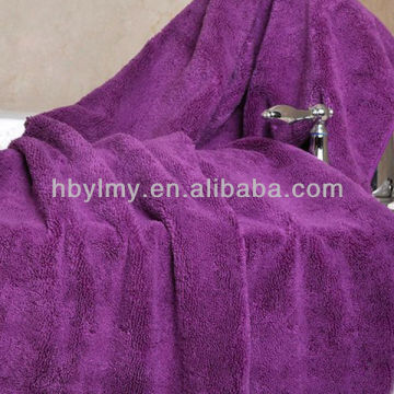 soft absorbent towel / long hair bath towel /microfiber towel