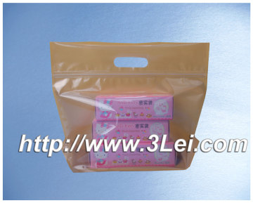 Ziplock Stand up Pouch with handle