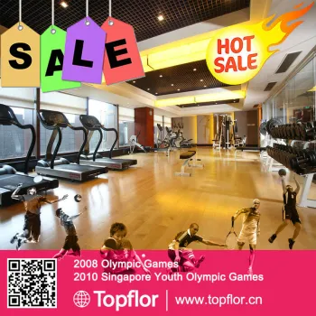 Athletic pvc wood sports flooring for basketball/volleyball/badminton