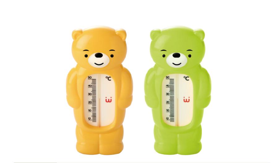 Cartoon Bear Gidan Abincin Gidan Wanke Ruwan Thermometer