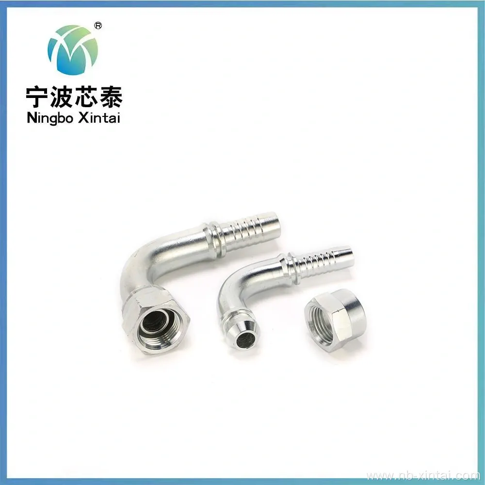 90° Bsp Female 60° Cone Hydraulic Hose Fittings