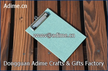 Fabric Linen Cloth textile Swatch Sample Book with Clamp