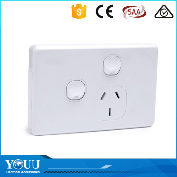 Most Popular Products 10A Waterproof Single Powerpoint With Extra Wall Switch
