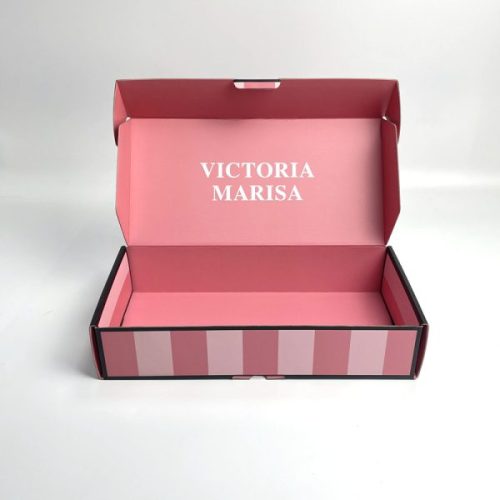 Free Sample Wholesale Pink Mail Corrugated Boxes Packaging