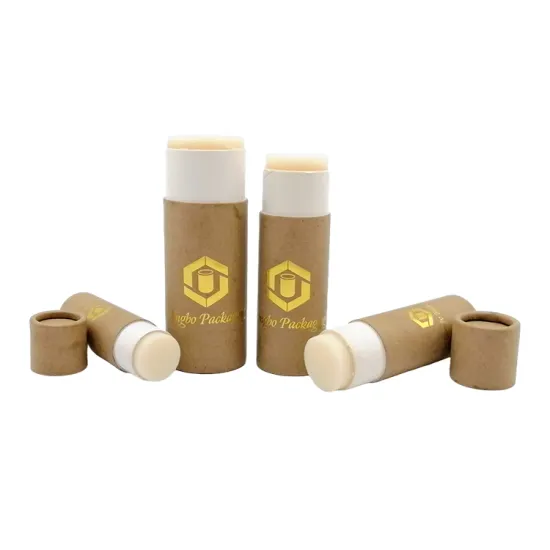 Custom Fancy Empty Cardboard Deorant Containers Package Tube
