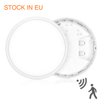 Holux IP66 IK10 Adjustable WiFi Bulkhead Flicker-Free 2CCT COB LED Ceiling Lamp for Exterior
