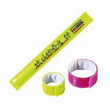 Slap Wristband, Ideal for Promotions, Customized Designs are Welcome, Fashionable and Durable