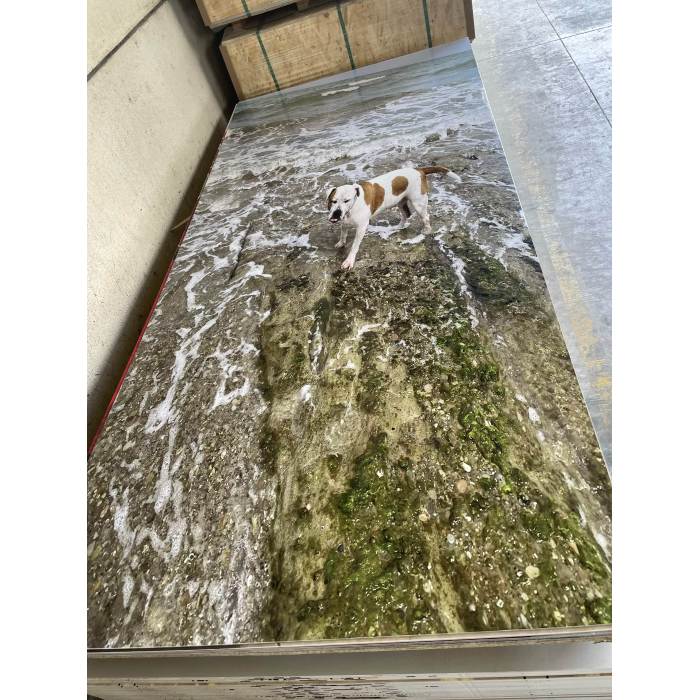 UV được chữa khỏi bằng đá cẩm thạch chống cháy không thấm nước 3H Độ cứng Nội thất