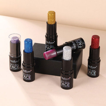Langdurige markeerstiftcrème Matte lippenstift met body glitter