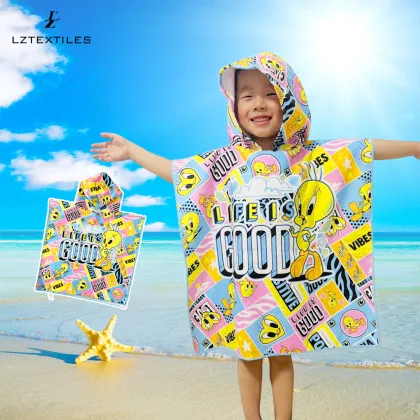 Wholesale Toddler Hoodie Towels & Kids' Poncho Beach Towels