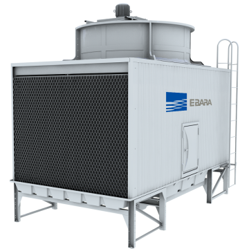 transverse flow cooling tower