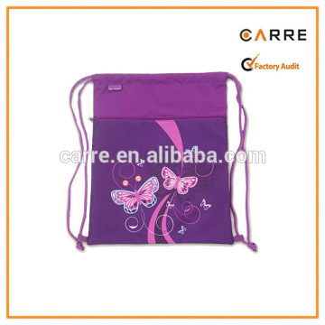 custom printing teens girls boys kids drawstring bag promotion