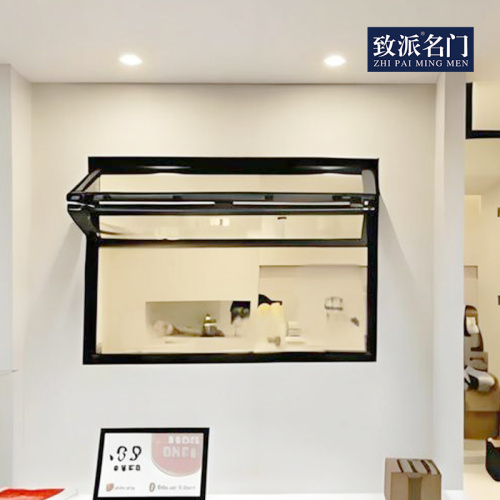 Folding glass windows up and down