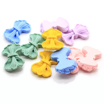 Hottest Colorful Bowknot Resin Charms DIY Decoration Craft Girls Hairpin Ornament Accessories Kids Jewelry Embellishment Shop